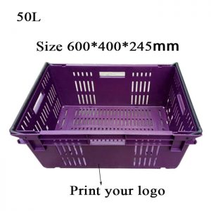 600*400*245mm fruit crates