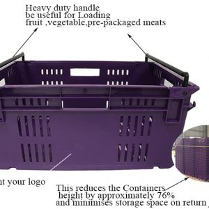 600*400*245mm fruit crates