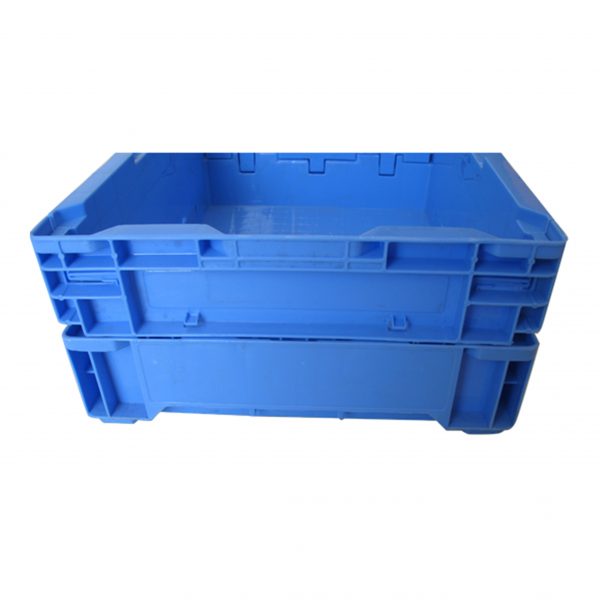 collapsible crate with lid