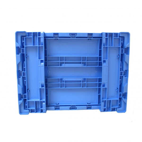 collapsible crate with lid