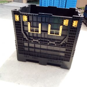 collapsible plastic pallet box fast supplier-foldable 1140-985