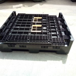 collapsible plastic pallet box fast supplier-foldable 1140-985