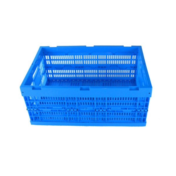 folding crate with lid