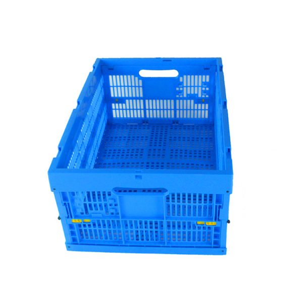 folding crate with lid