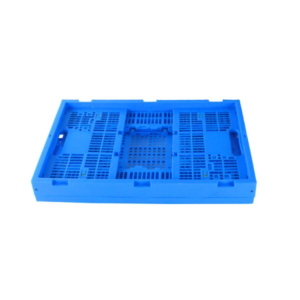 folding crate with lid