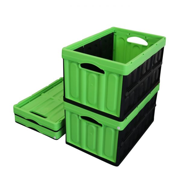 folding crate with wheels