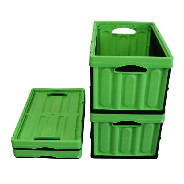 folding crate with wheels