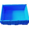 folding plastic pallet container