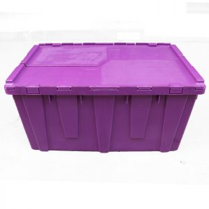plastic bin with lid-6843