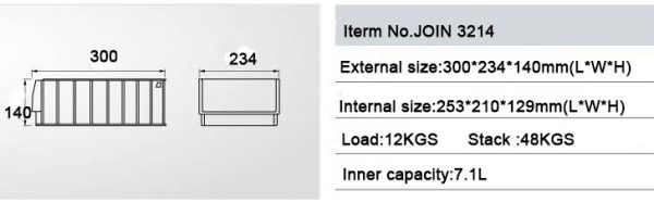 plastic bins for small parts