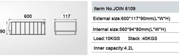 plastic drawer storage