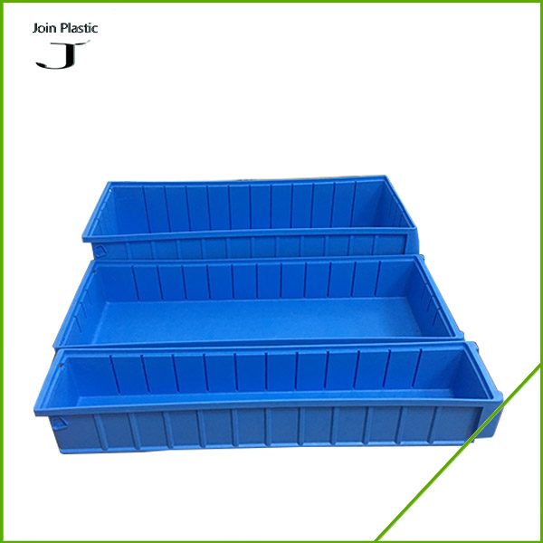 plastic shelf bins