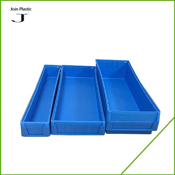 plastic shelf bins