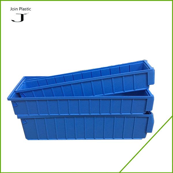 plastic shelf bins