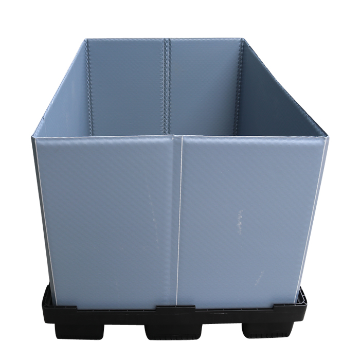 Heavy Duty Stackable Solid Plastic Pallet Boxes for Storage - China Pallet  Box, Pallet Bin