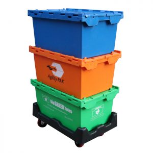 stackable plastic storage bins with lids-700