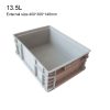 straight wall container solid stackable