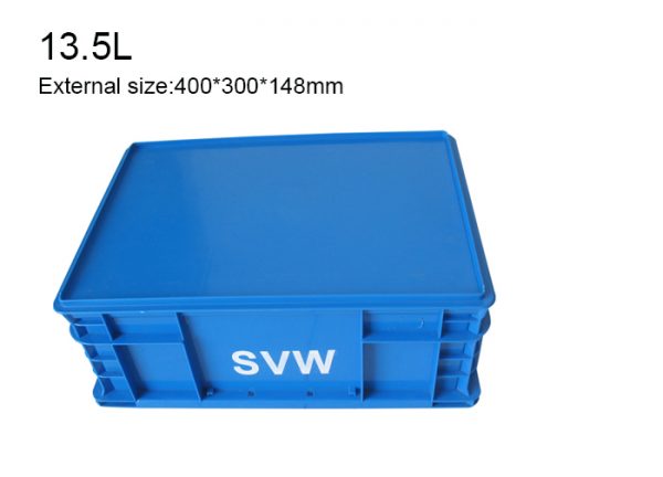 straight wall container solid stackable